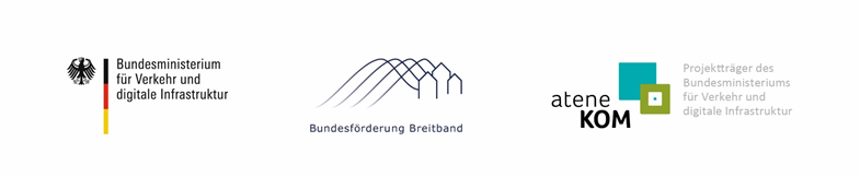 Logos und Fördersätze Breitbandausbau