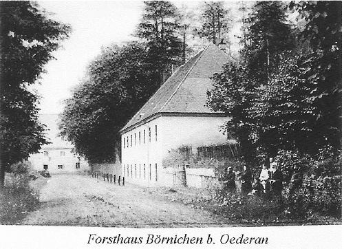 Forsthaus des Schlosses - Quelle: Heimatverein "Börnichener Park" e.V.