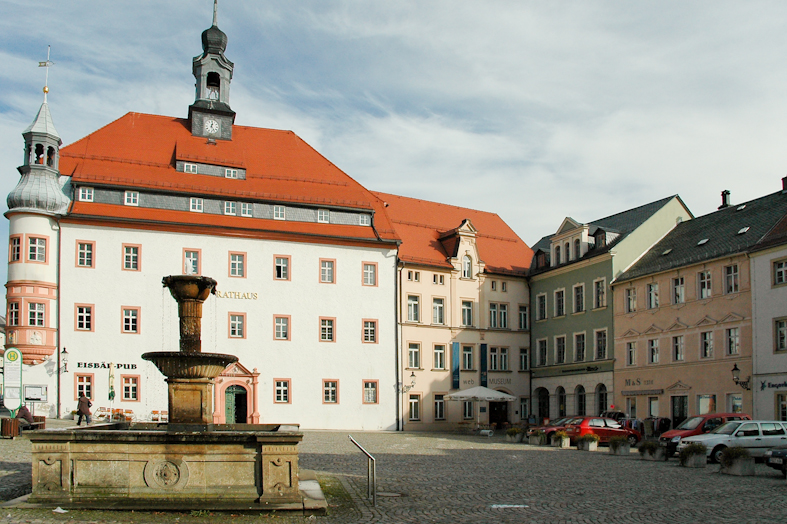 Das Rathaus von Oederan